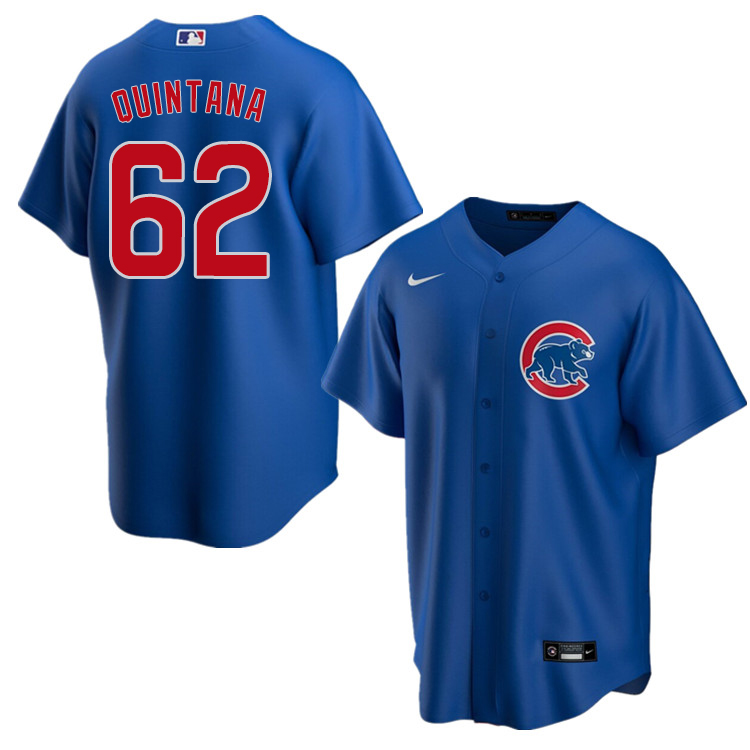 Nike Men #62 Jose Quintana Chicago Cubs Baseball Jerseys Sale-Blue